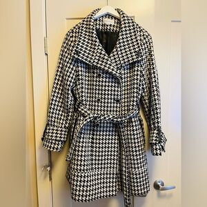 Calvin Klein Houndstooth Coat